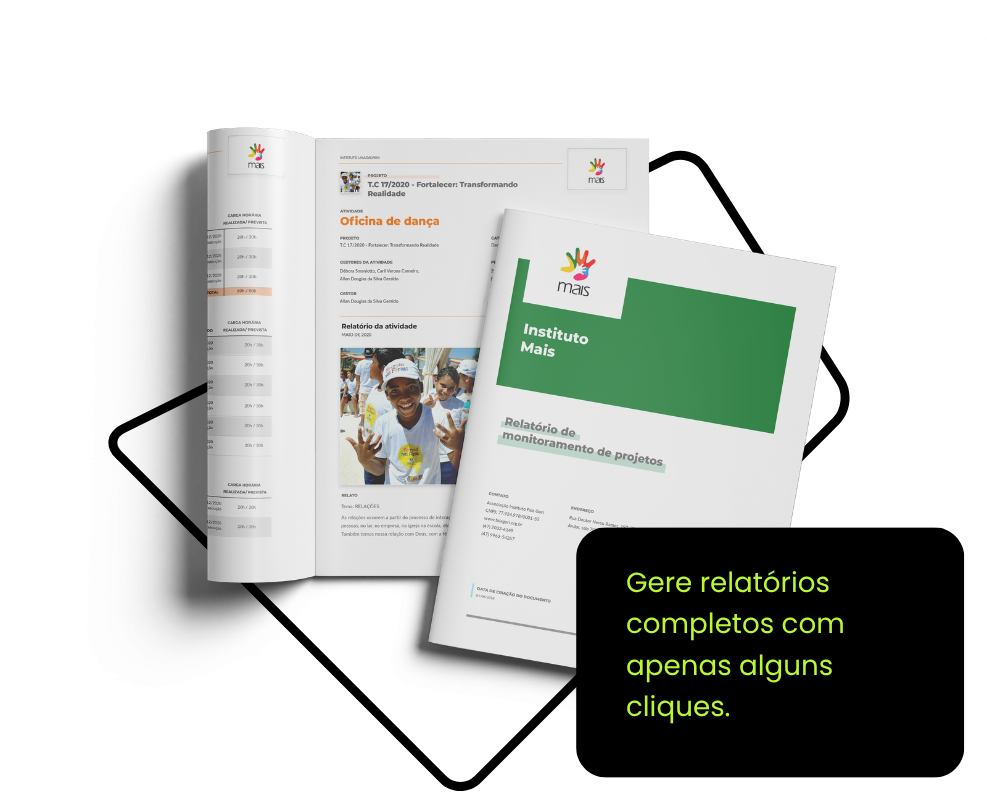 Relatórios completos do Bússola Gestão